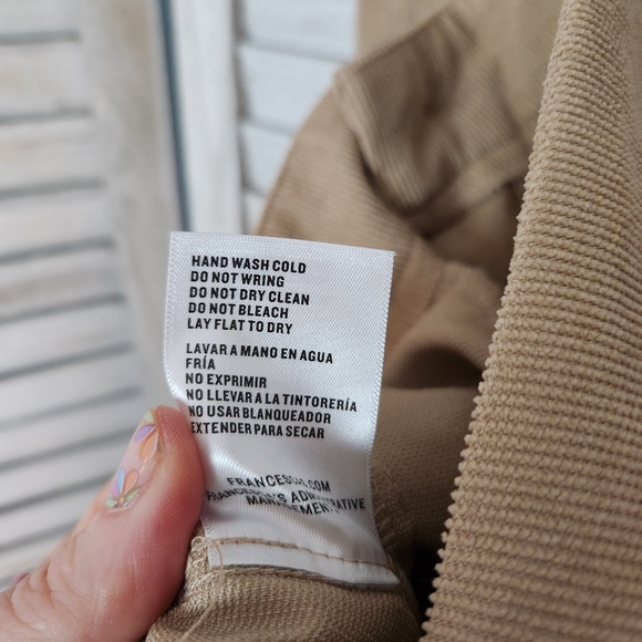 Wide leg high waist corduroy pants size am - Picture 5 of 6